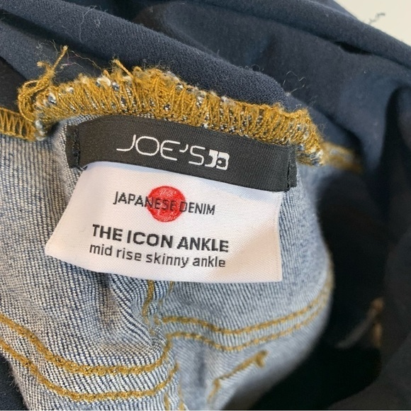 Joe's sz 26 Maternity Skinny Icon Secret Fit Belly Ankle Dark Wash Jeans - Picture 4 of 11